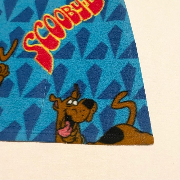 Vintage Scooby Doo Blue Fleece Blanket - Picture 4 of 16